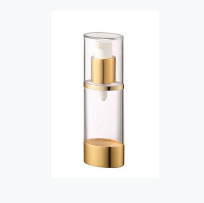 سعر جيد شكل بيضاوي 30ml زجاجة PP بدون هواء زجاجات مضخة مستحضرات التجميل بدون هواء للكريم 115mm ارتفاع الانترنت