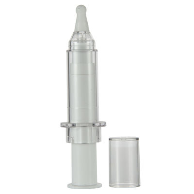 سعر جيد PETG 5ml حقنة بلا هواء زجاجة كريم العين بلا هواء زجاجة Slik مطبوعة الانترنت